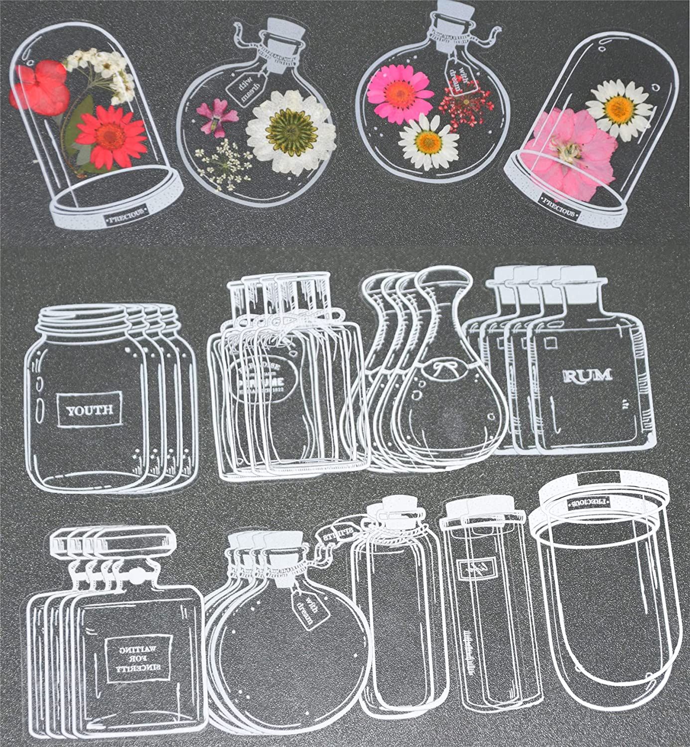 30Pcs DIY Transparent Dried Fl - Dried Flower Bookmark avaliação e preço