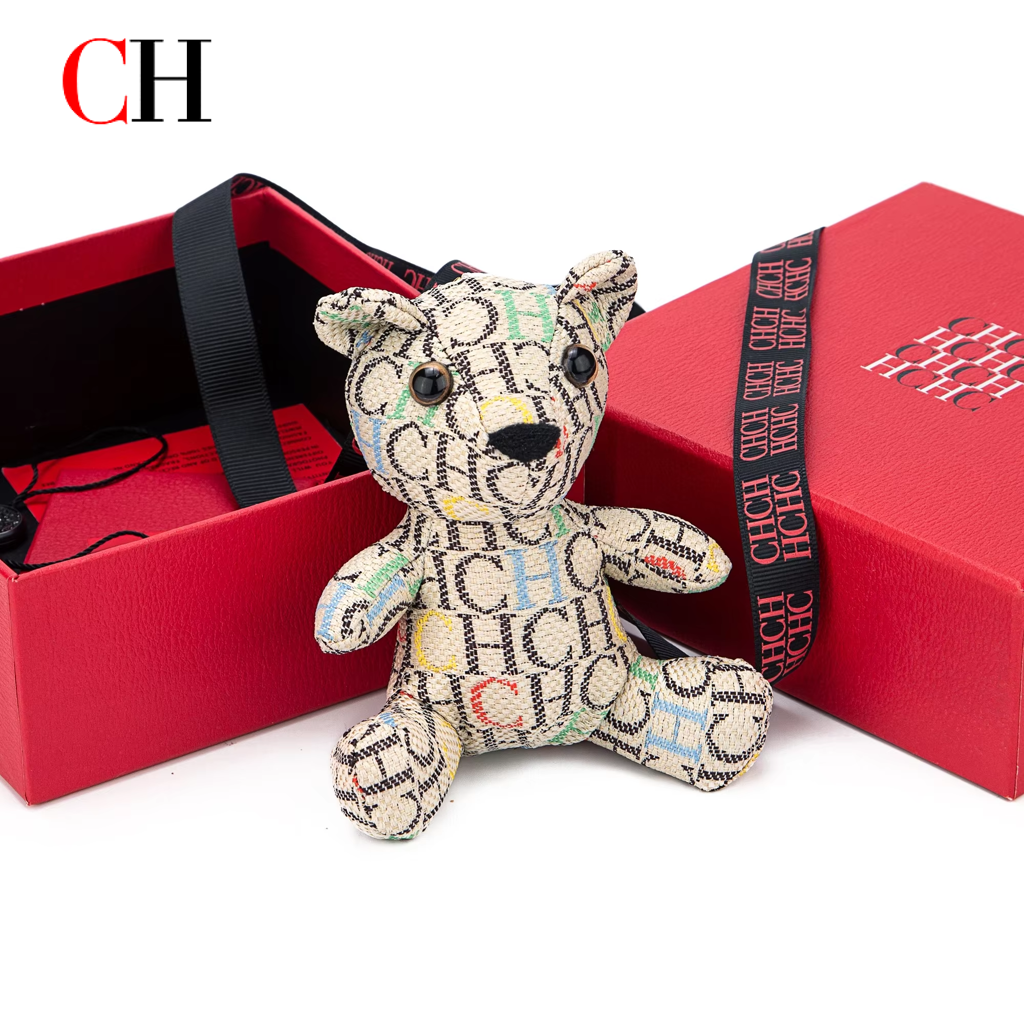CH Bear Plush Keychain Monogra - Monogram Keychain Leather avaliação e preço