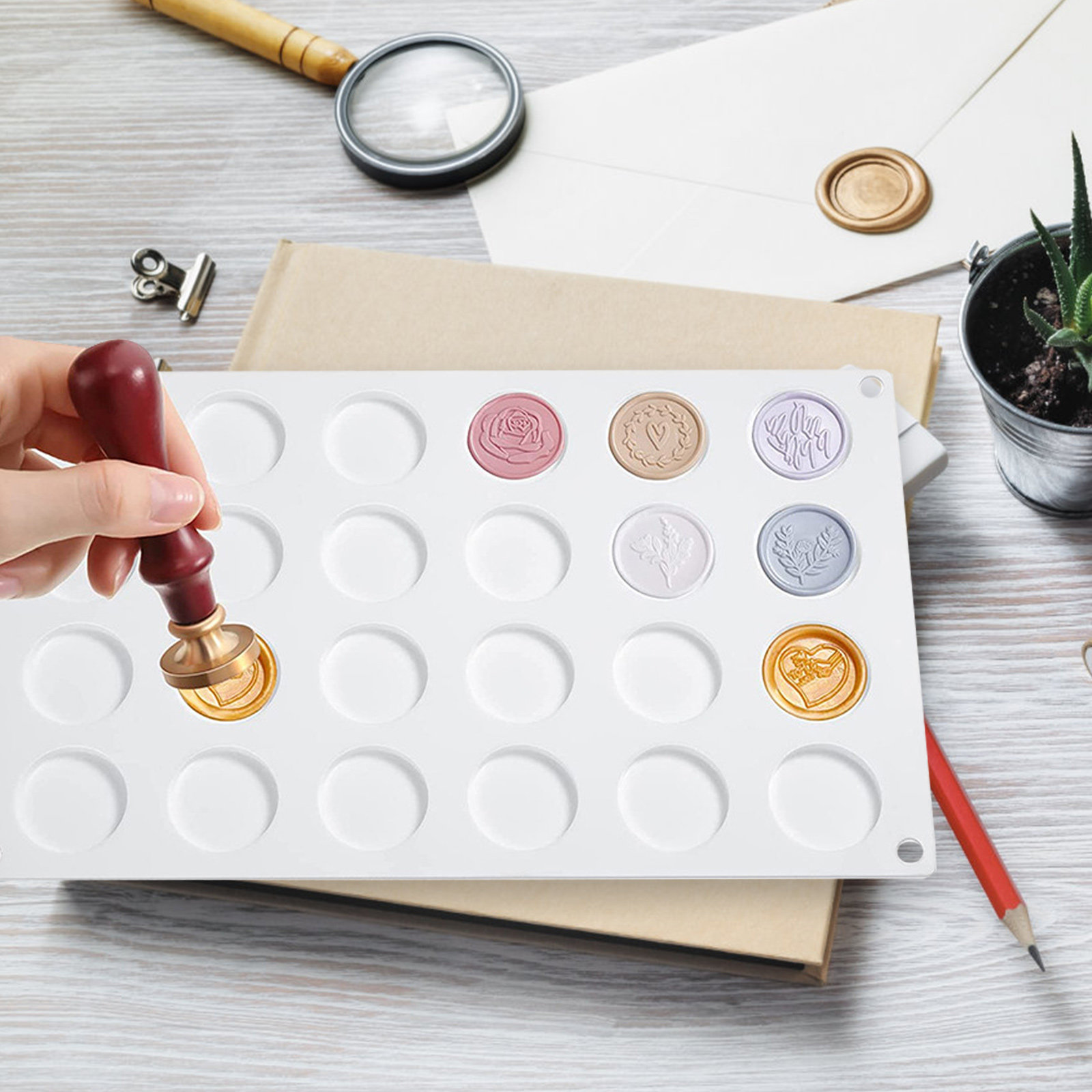 1Set Premium Silicone Wax Seal - Wax Seal Letter Kit avaliação e preço