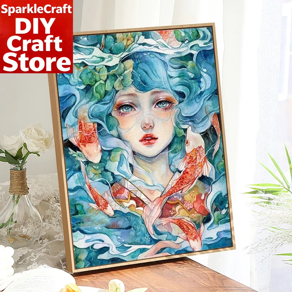 1PC frameless 5D Diy Diamond P - Photo Mosaic Print avaliação e preço
