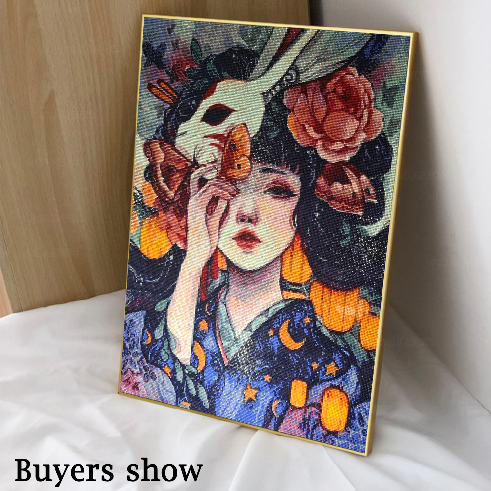 1PC frameless 5D Diy Diamond P - Photo Mosaic Print avaliação e preço