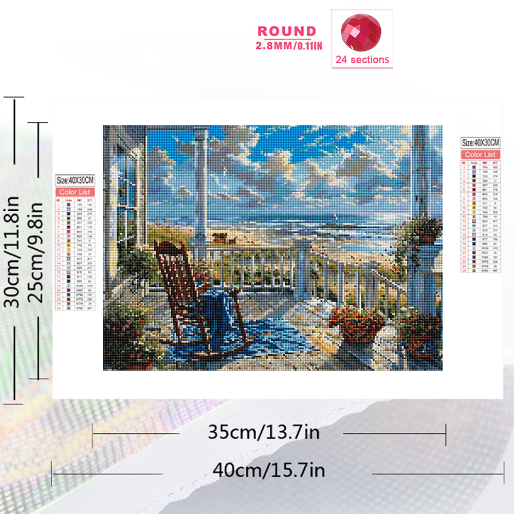 1PC frameless  Full Square Rou - Photo Mosaic Print avaliação e preço