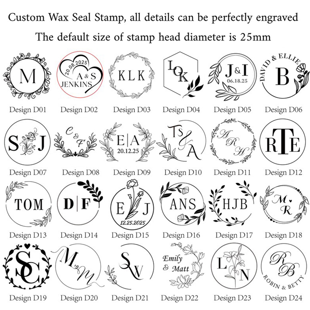 Wedding Custom Wax Seal Stamp  - Wax Seal Letter Kit avaliação e preço