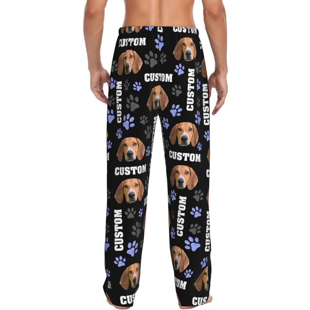 Men Custom Dog Photo Pajama Pa - Pet Portrait Custom avaliação e preço