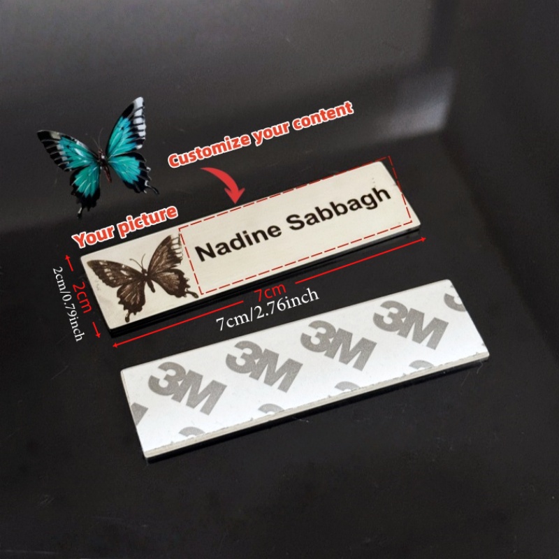70x20mm Personalize Custom Met - Personalized Name Box avaliação e preço