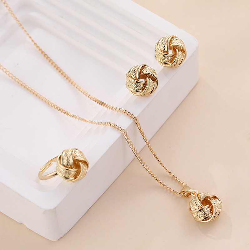 3Pcs Matching Jewelry Gift Set - Coordinates Bracelet avaliação e preço
