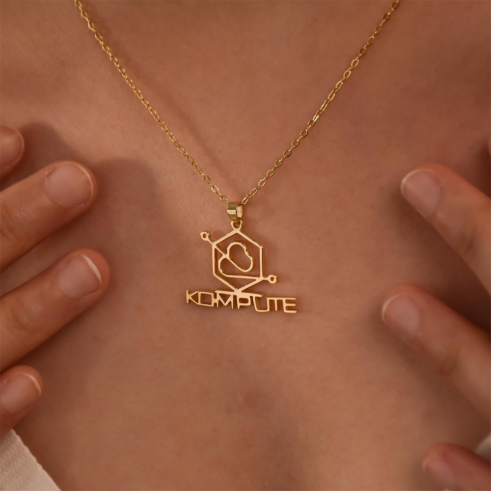 Custom Company Logo Necklace P - Name Necklace Custom avaliação e preço