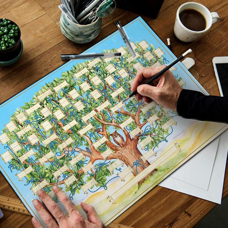 Fillable Family Tree Chart 6 G - Family Tree Print avaliação e preço
