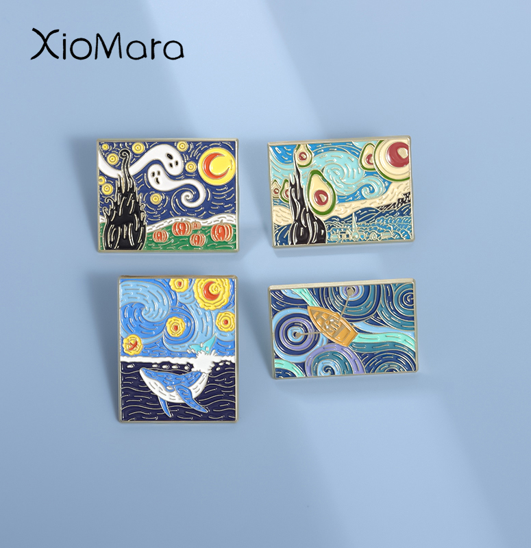 Abstract Oil Painting Enamel P - Custom Night Sky avaliação e preço
