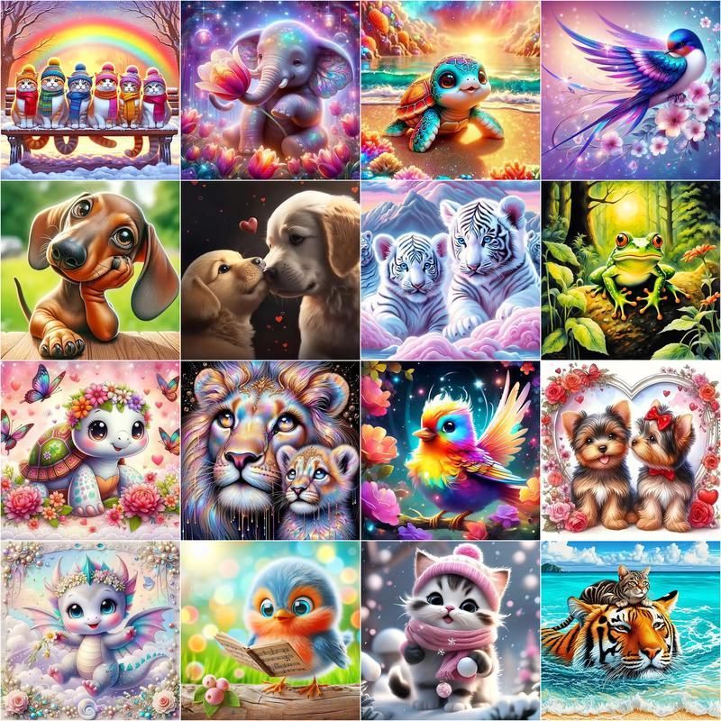 1pc frameless  5d Diamond Pain - Photo Mosaic Print avaliação e preço