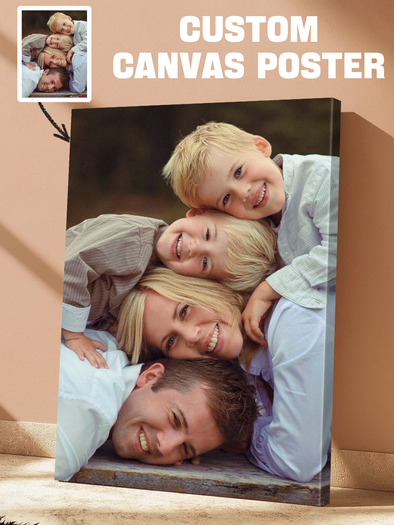 1Pc Custom Big Size Canvas Pos - Pet Portrait Custom avaliação e preço