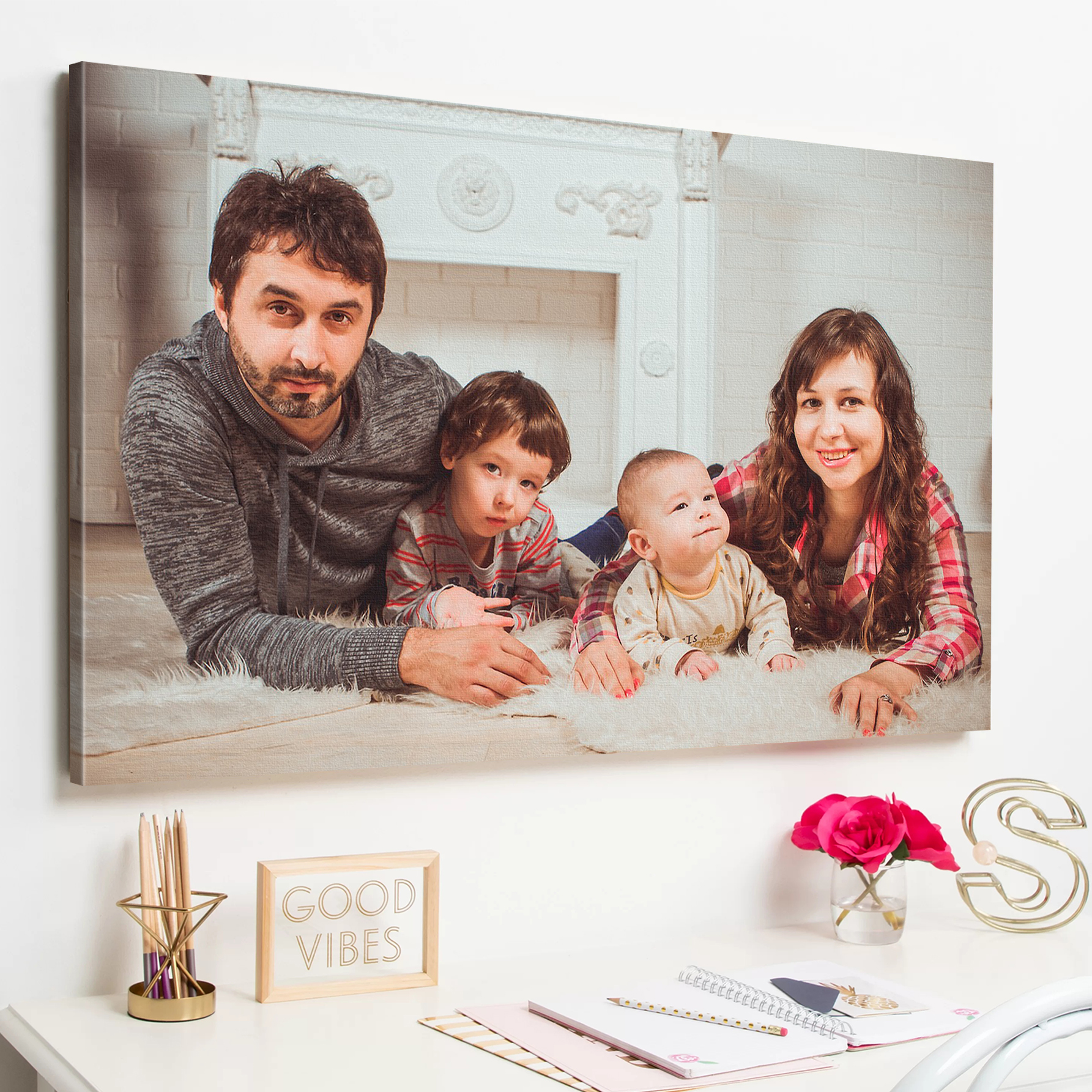 1Pc Custom Big Size Canvas Pos - Pet Portrait Custom avaliação e preço