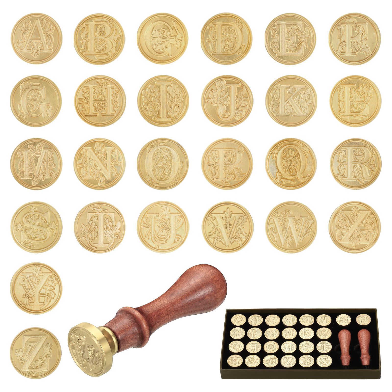 Alphabet Wax Seal Stamp Kit, 2 - Wax Seal Letter Kit avaliação e preço