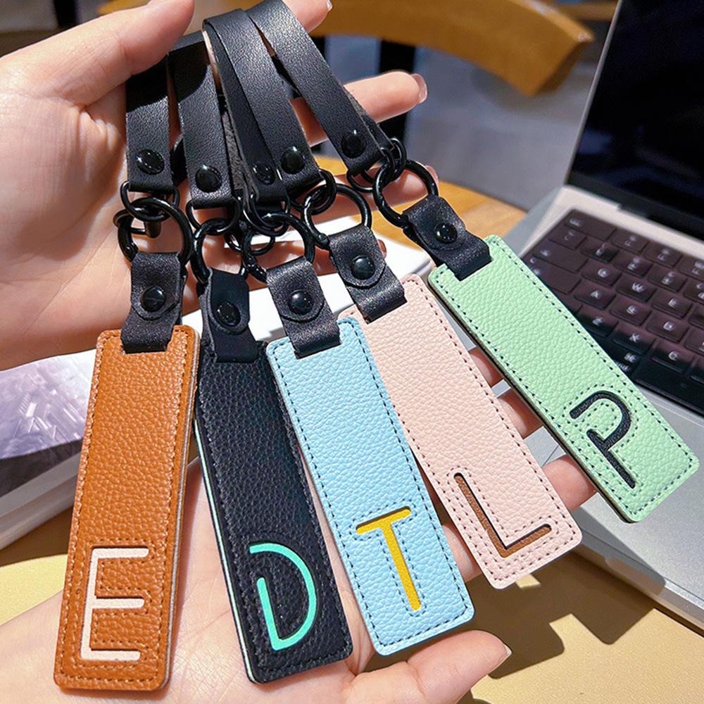 Classic Pu Leather Keychain A- - Monogram Keychain Leather avaliação e preço