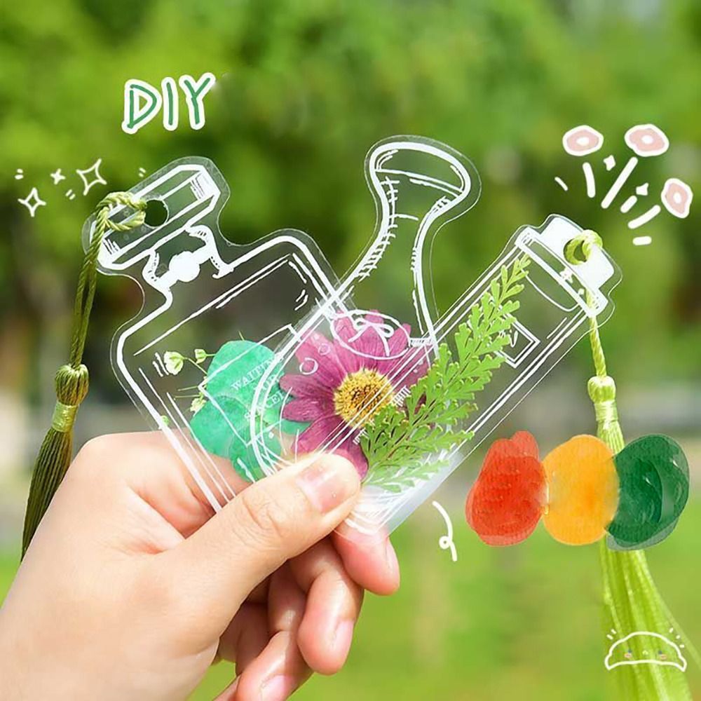 Glassware Shape Bookmarks Stic - Dried Flower Bookmark avaliação e preço