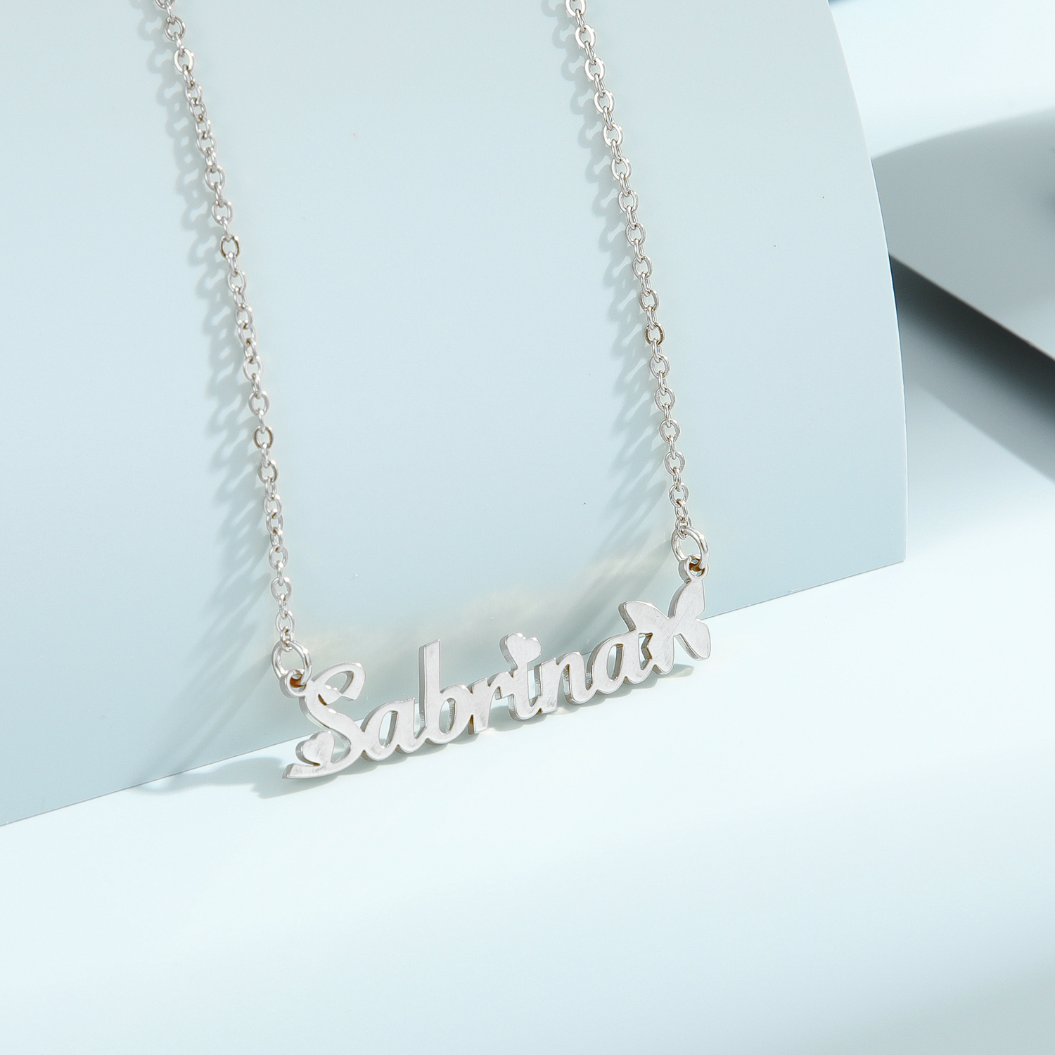 1pc Personalized Butterfly Nam - Name Necklace Custom avaliação e preço