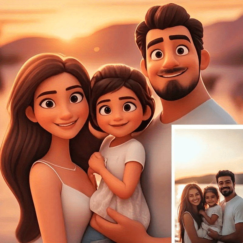 Customizable Cartoon Portrait  - Pet Portrait Custom avaliação e preço