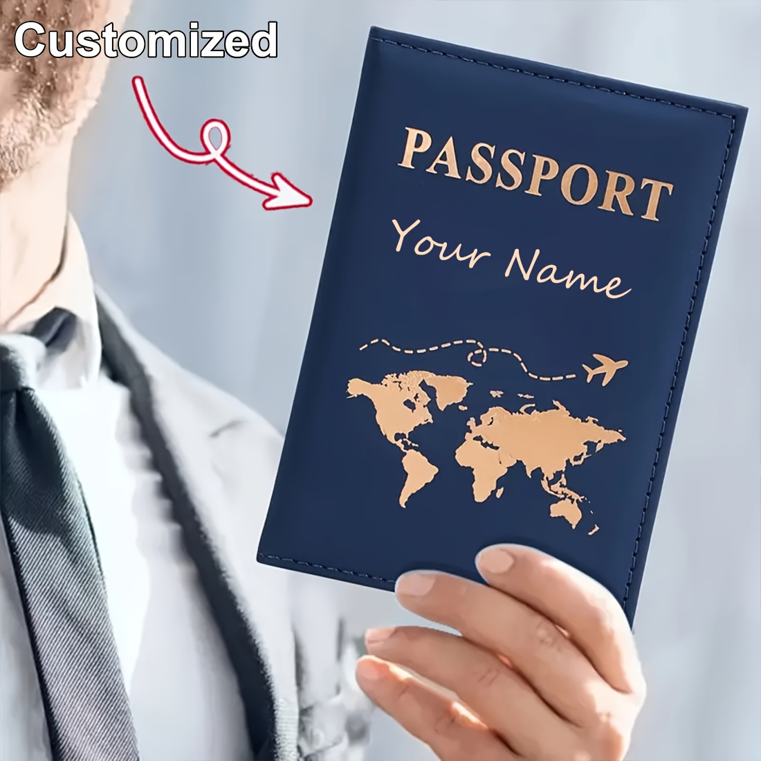Custom Name World Map Passport - Personalized Name Box avaliação e preço