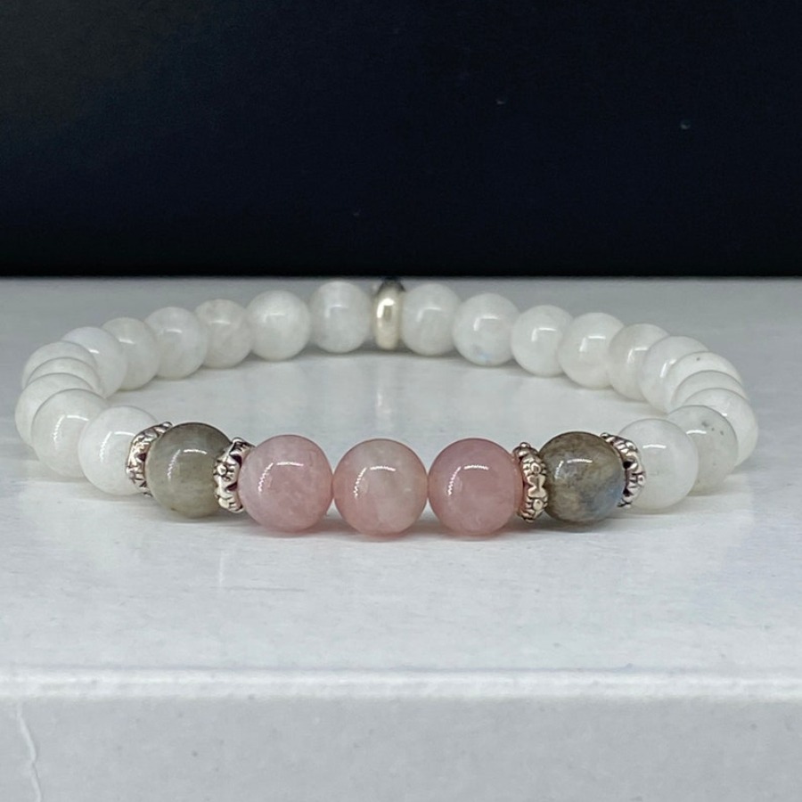 New Moonstone, Labradorite and - Coordinates Bracelet avaliação e preço