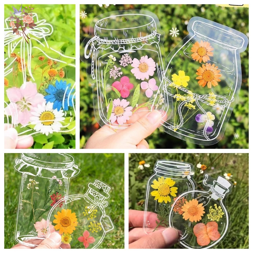 Handmade Pressed Dried Flowers - Dried Flower Bookmark avaliação e preço