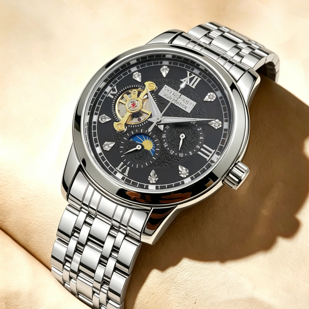 High-End Luxury Men's Automati - Custom Night Sky avaliação e preço