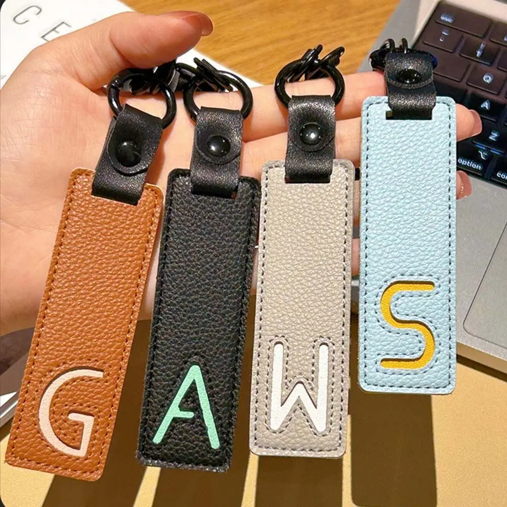 Classic Pu Leather Keychain A- - Monogram Keychain Leather avaliação e preço