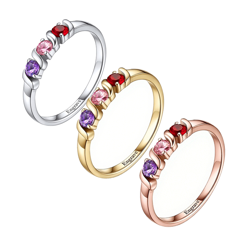 Personalized Names Ring with 1 - Initial Ring Custom avaliação e preço