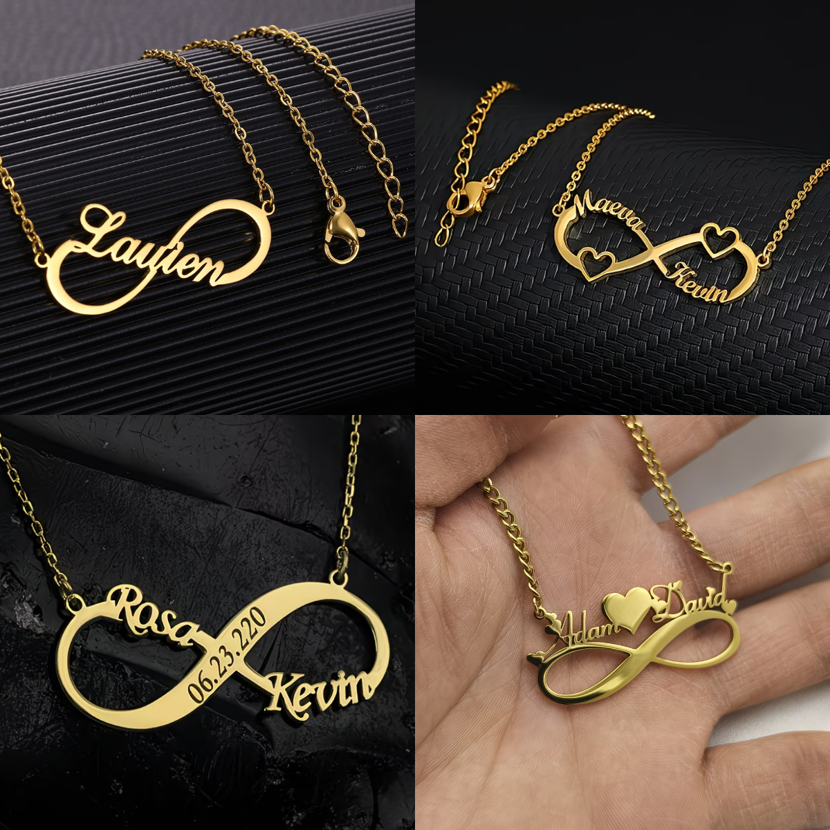 Custom Name Infinity Necklaces - Name Necklace Custom avaliação e preço