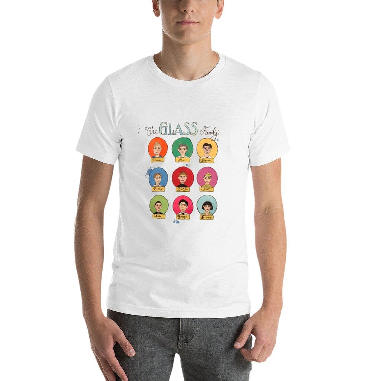 J.D. Salinger's Glass Family T - Family Tree Print avaliação e preço