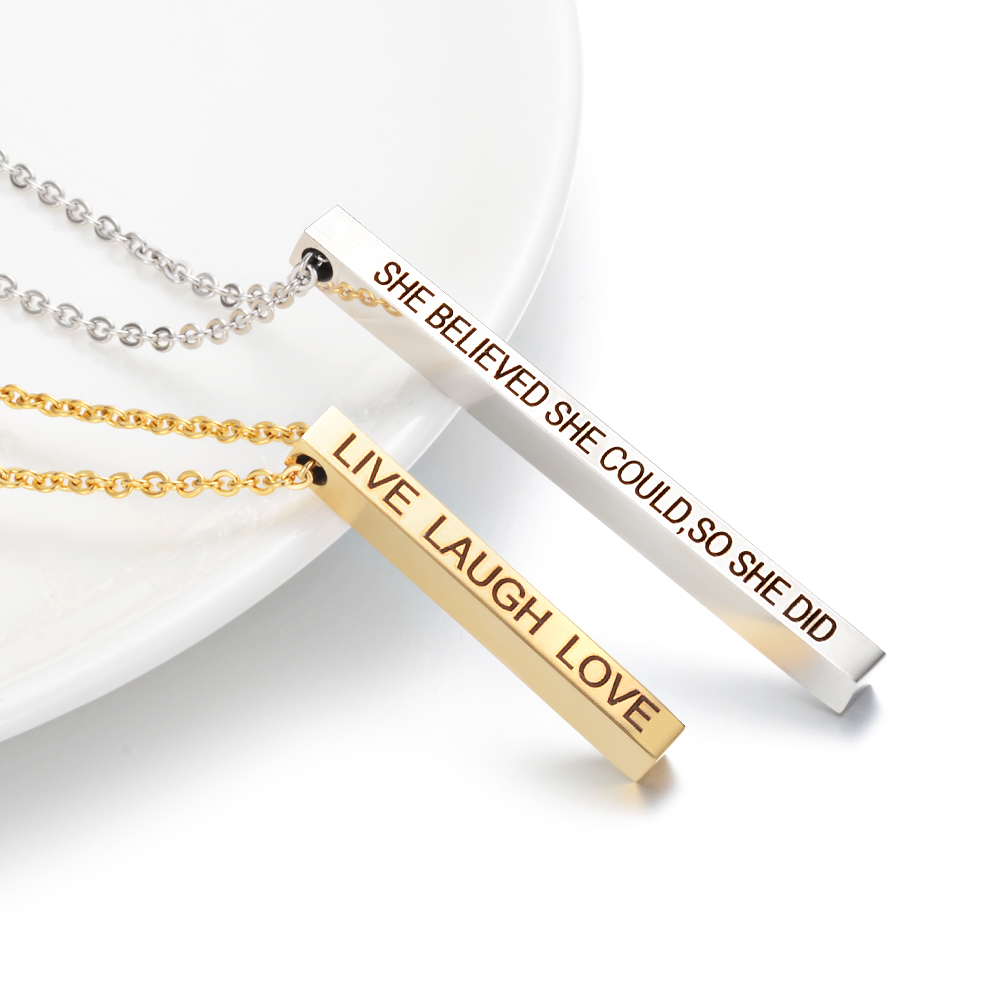 Customized Personalized French - Name Necklace Custom avaliação e preço