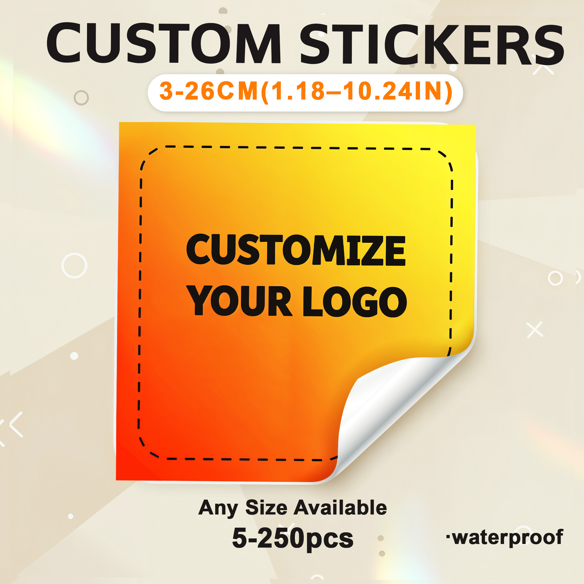 Custom Stickers Waterproof Cus - Personalised Candle Label avaliação e preço