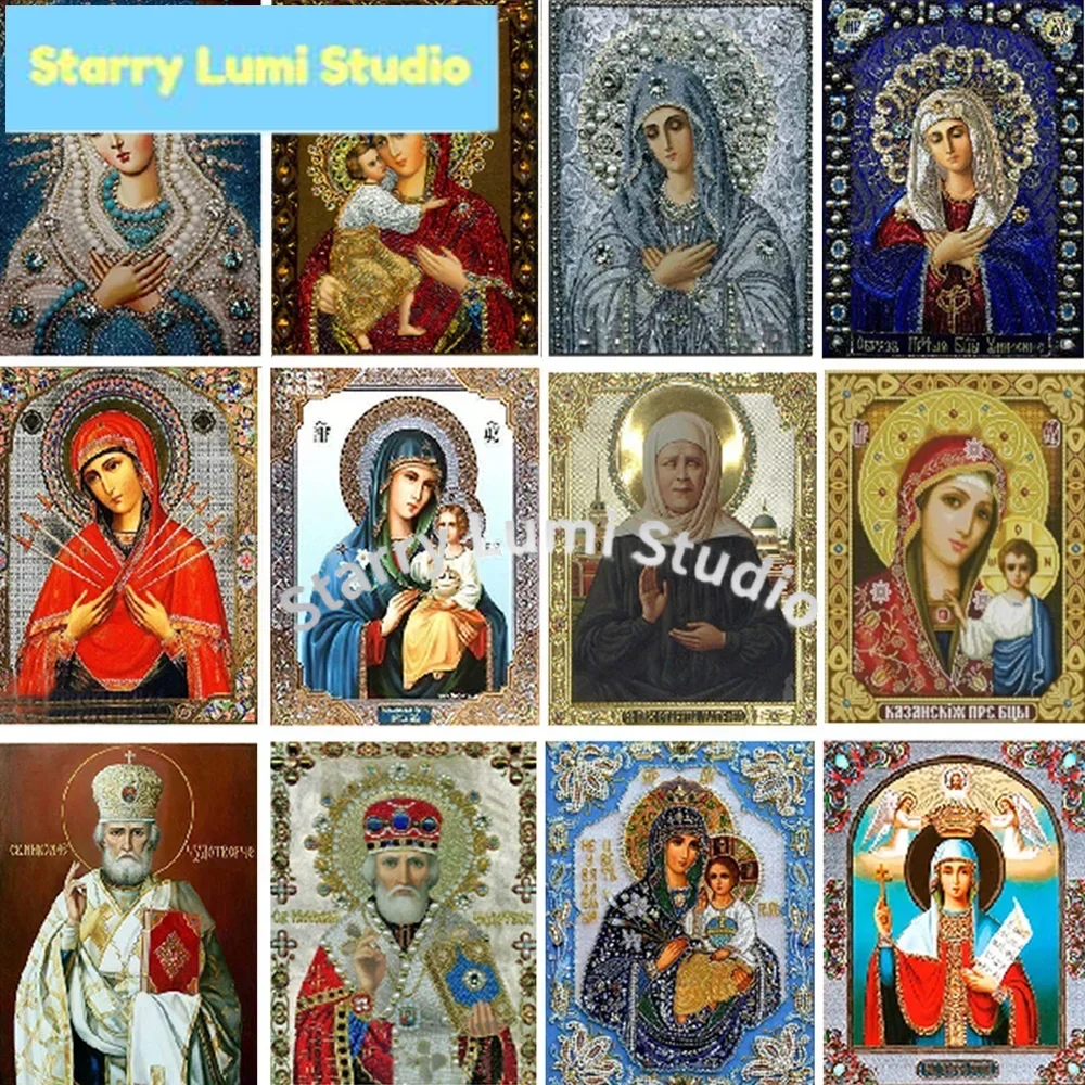 5D Full Square Painting God Mo - Photo Mosaic Print avaliação e preço