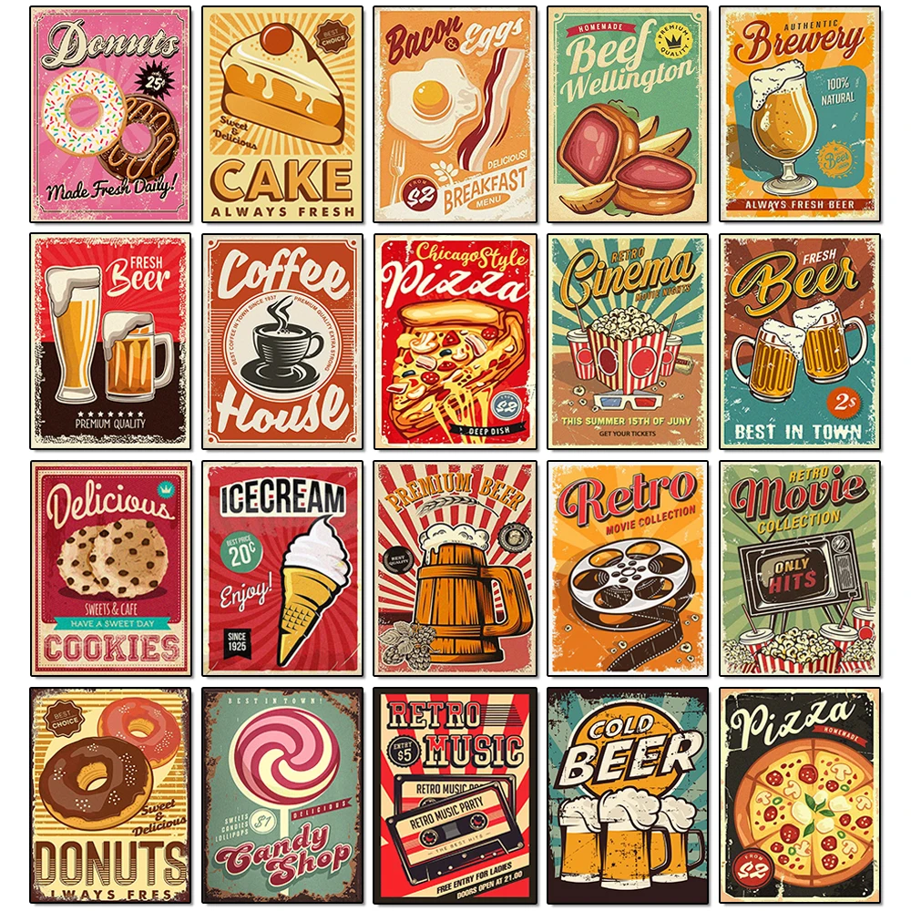 5D Diamond Painting Food Poste - Photo Mosaic Print avaliação e preço