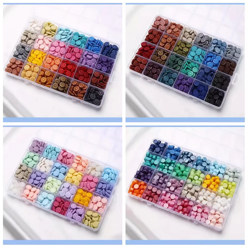 600Pcs Box Sealing Wax Beads,  - Wax Seal Letter Kit avaliação e preço