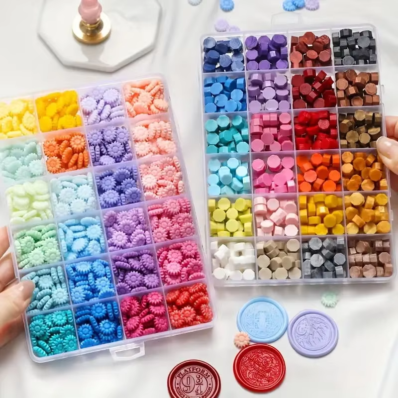 600Pcs Box Sealing Wax Beads,  - Wax Seal Letter Kit avaliação e preço
