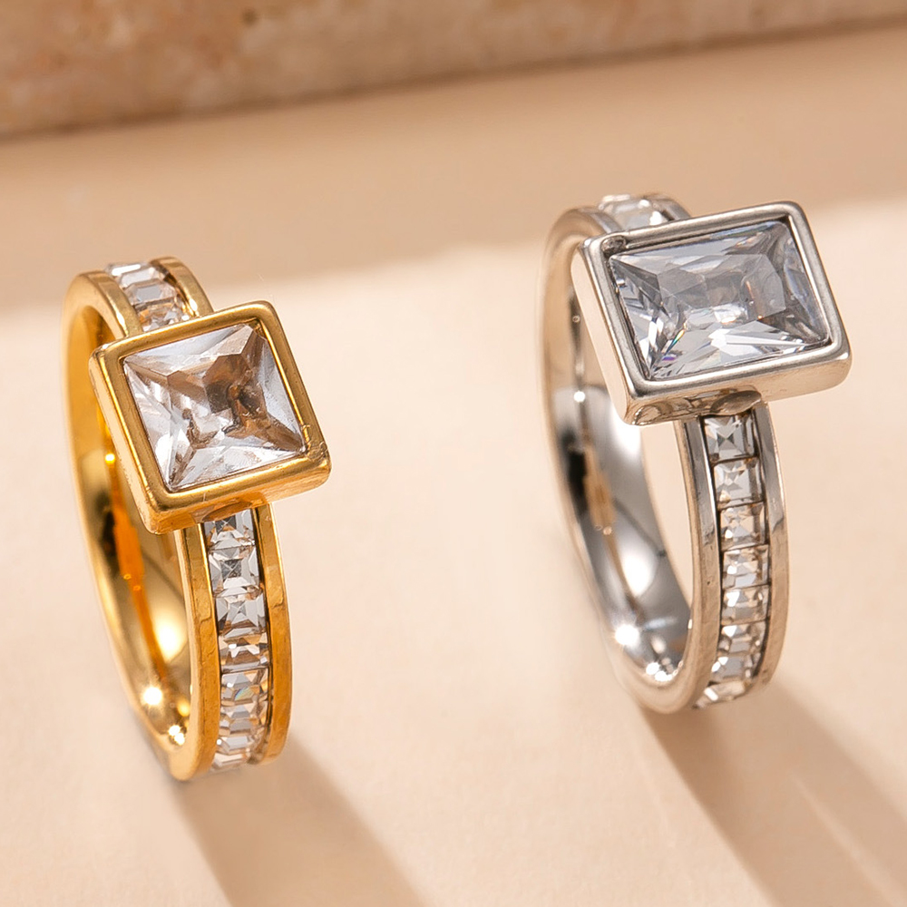 Classic Retro Double-layer Zir - Initial Ring Custom avaliação e preço
