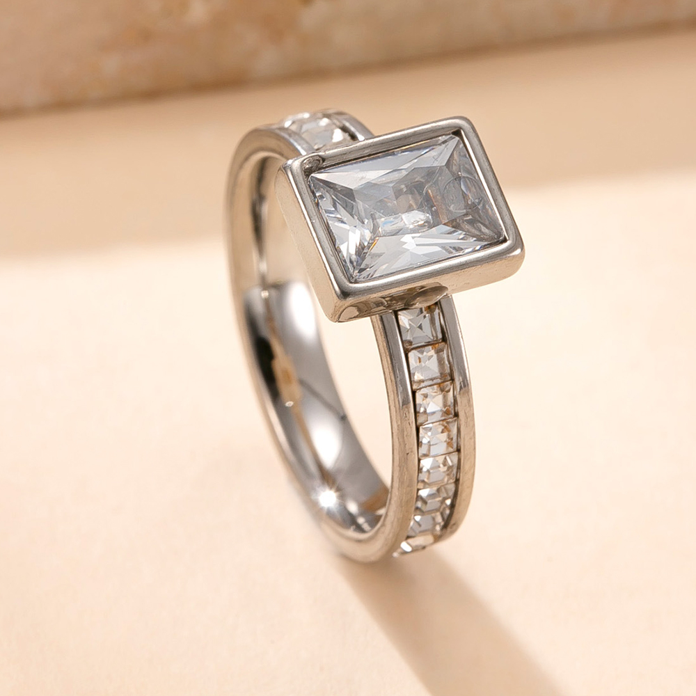 Classic Retro Double-layer Zir - Initial Ring Custom avaliação e preço