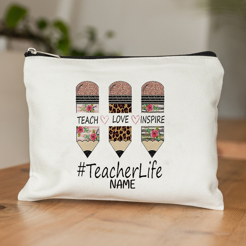 Personalized Teach Peace Love  - Personalized Name Box avaliação e preço