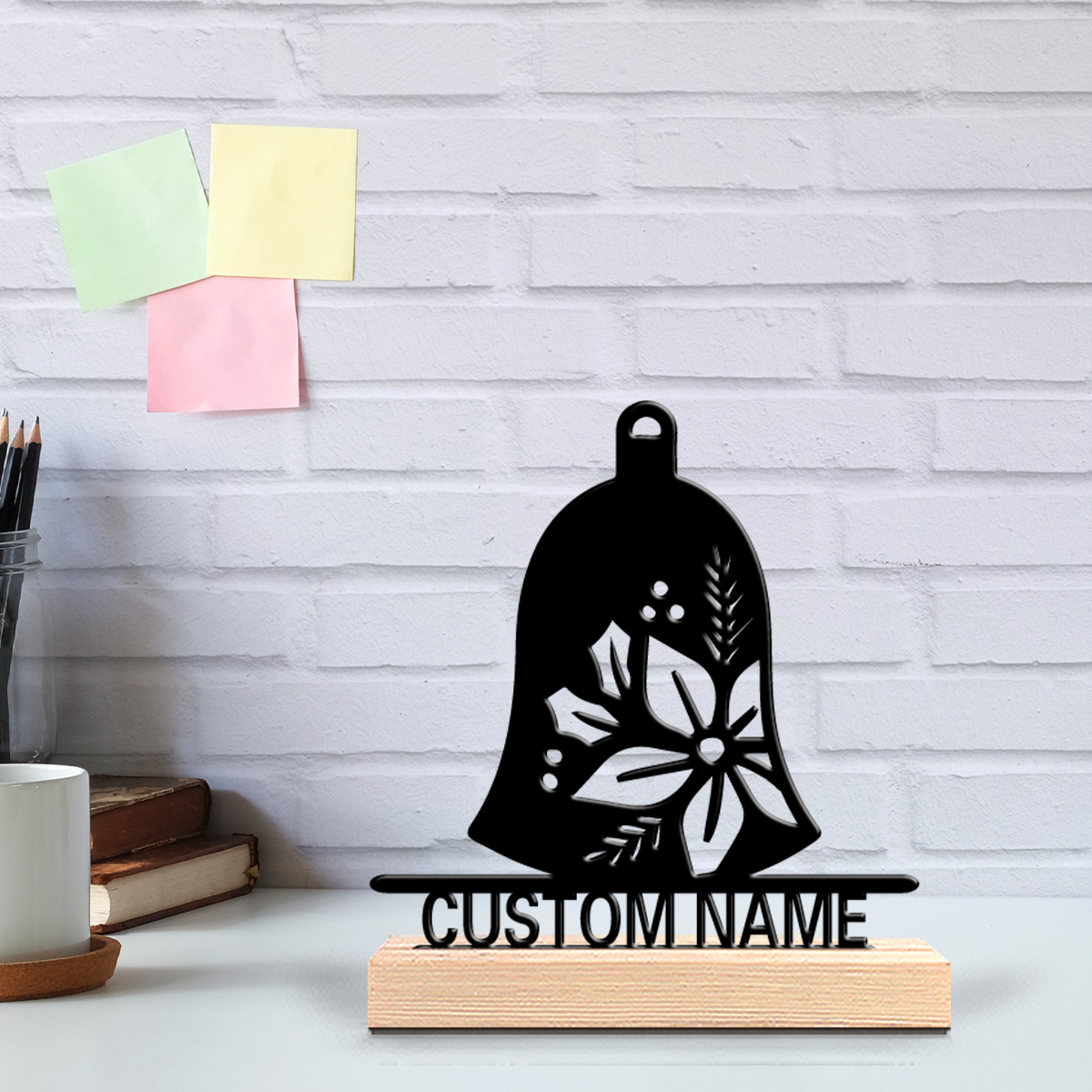 1pc New Design Personalized Cu - Engraved Wood Frame avaliação e preço