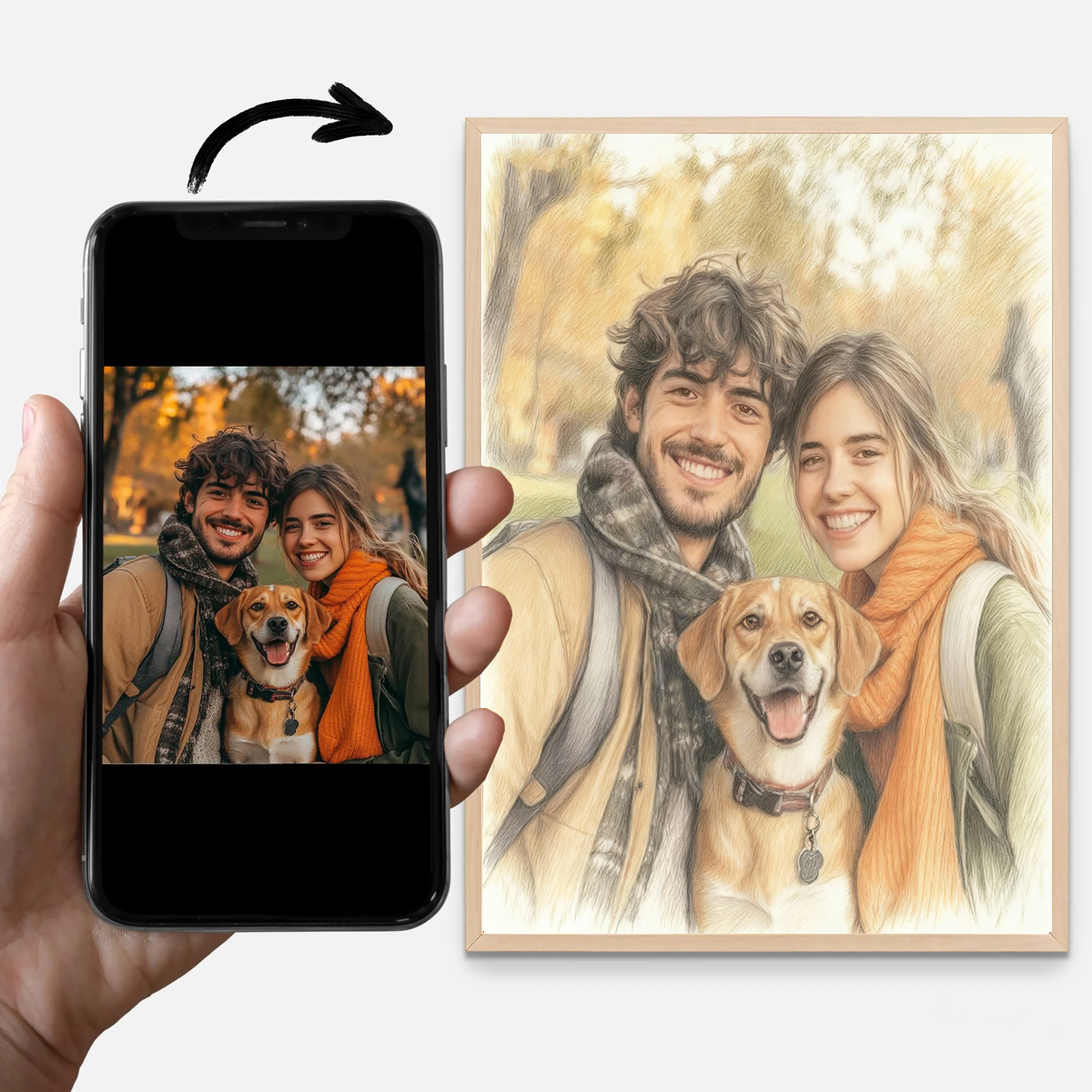 Personalized Custom Colored Pe - Pet Portrait Custom avaliação e preço