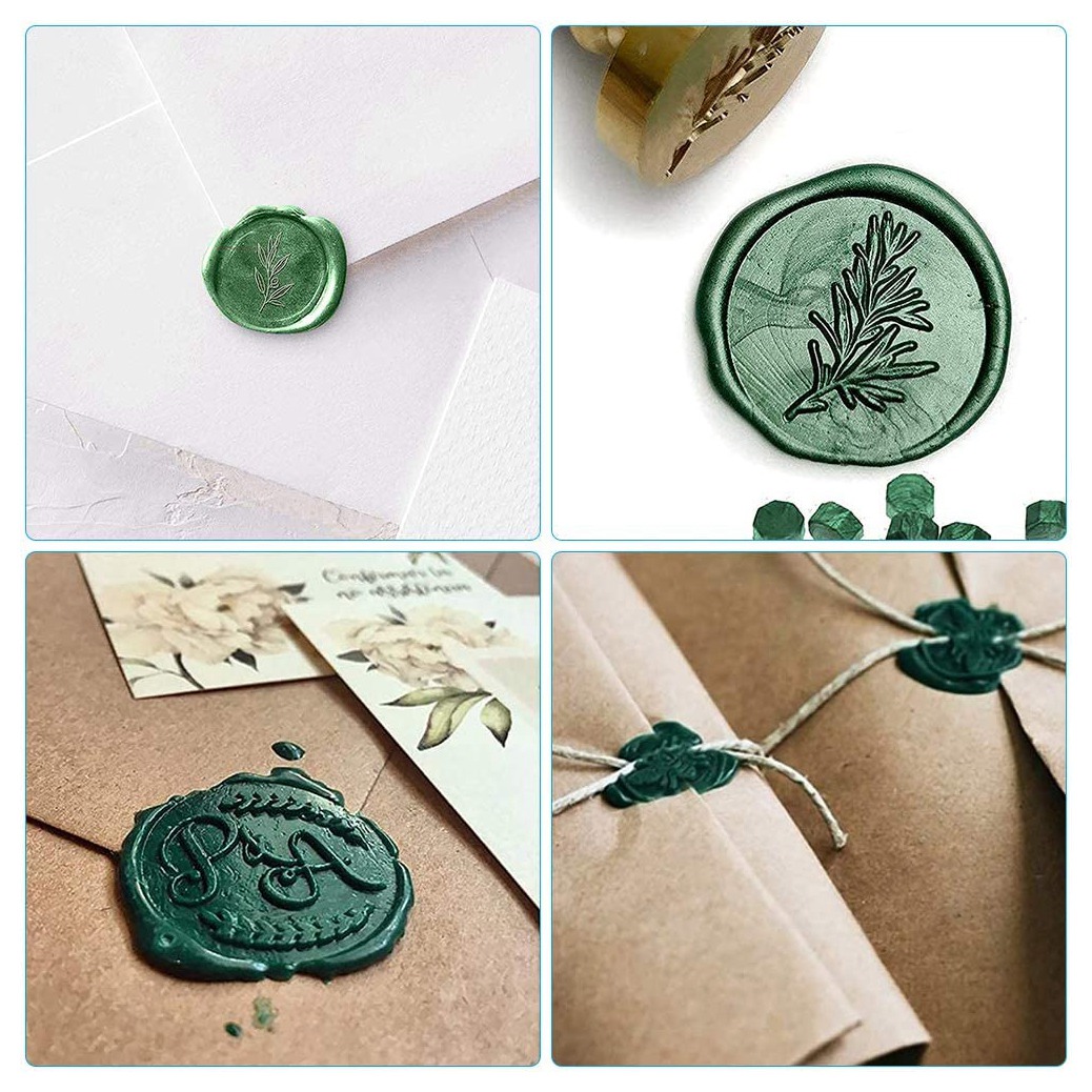 AT84-Sealing Wax Beads, 200 Pi - Wax Seal Letter Kit avaliação e preço