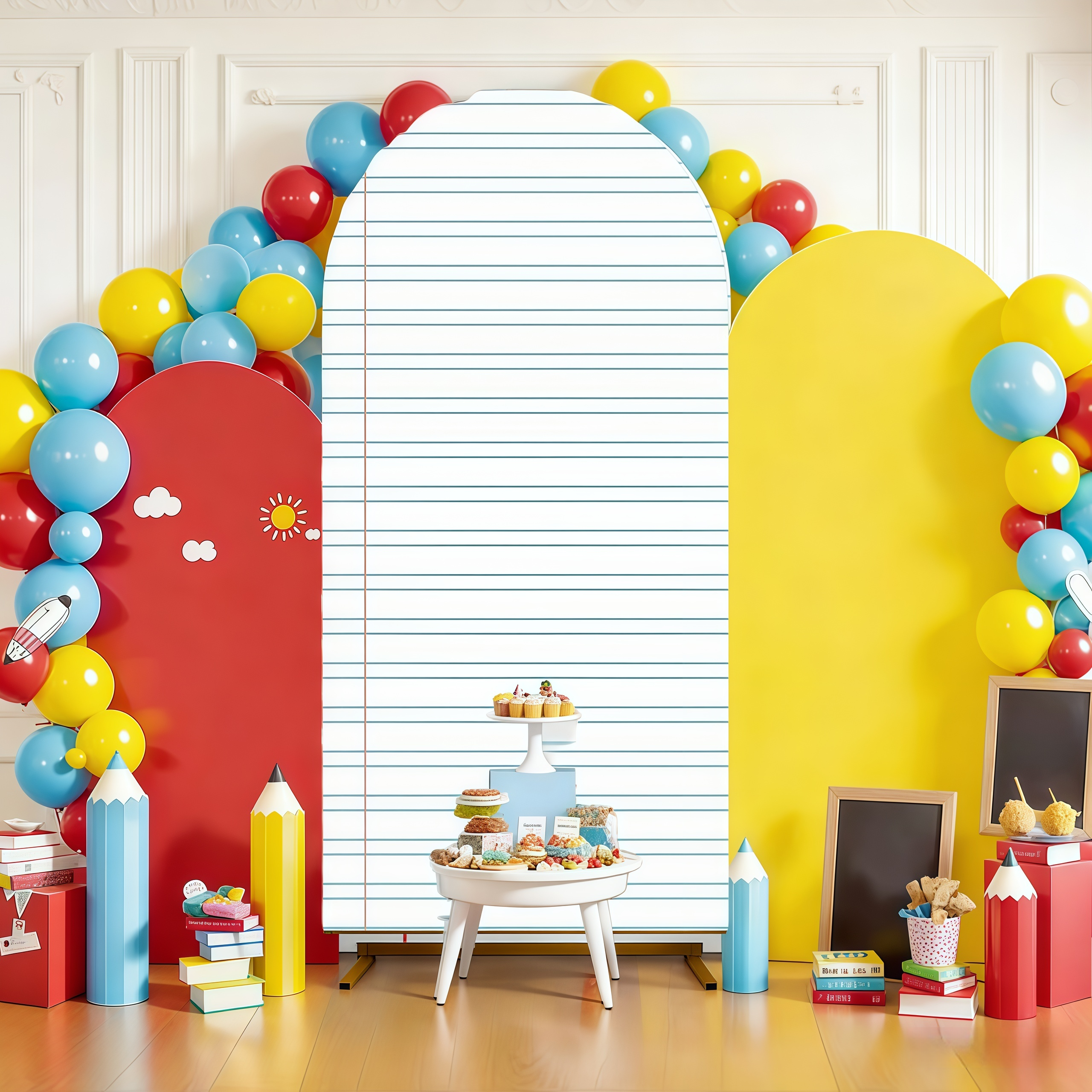 Homework Book Arch Backdrop Co - Custom Photo Book avaliação e preço