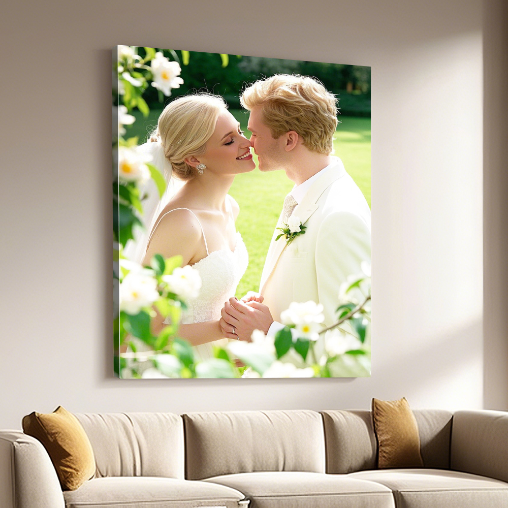 1 Pc Custom Photos with DIY Wo - Engraved Wood Frame avaliação e preço