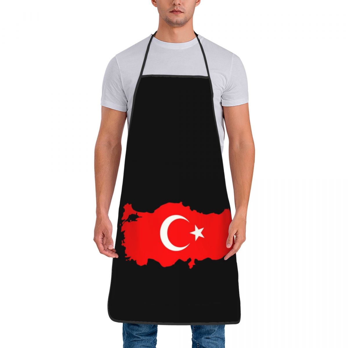 Custom Bib Turkey Flag Map Apr - Custom Star Map avaliação e preço