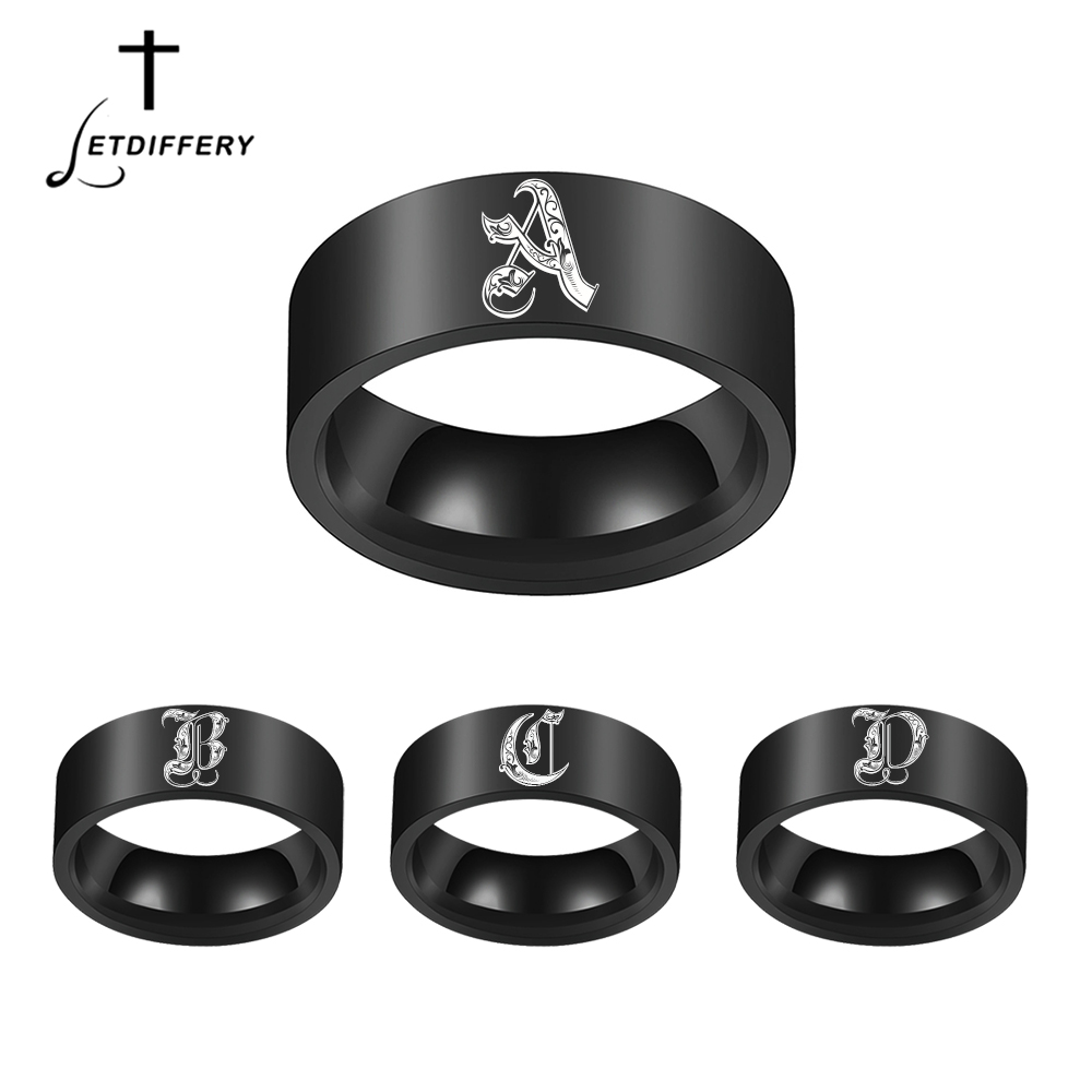 Letdiffery Customized Engraved - Initial Ring Custom avaliação e preço