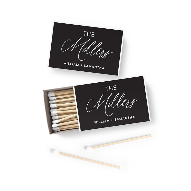 50/100PCS Personalized Matchbo - Personalised Candle Label avaliação e preço