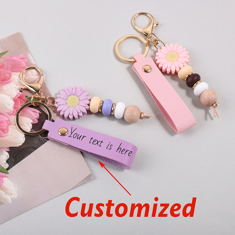Daisy Pendant Custom Text Keyc - Initial Ring Custom avaliação e preço