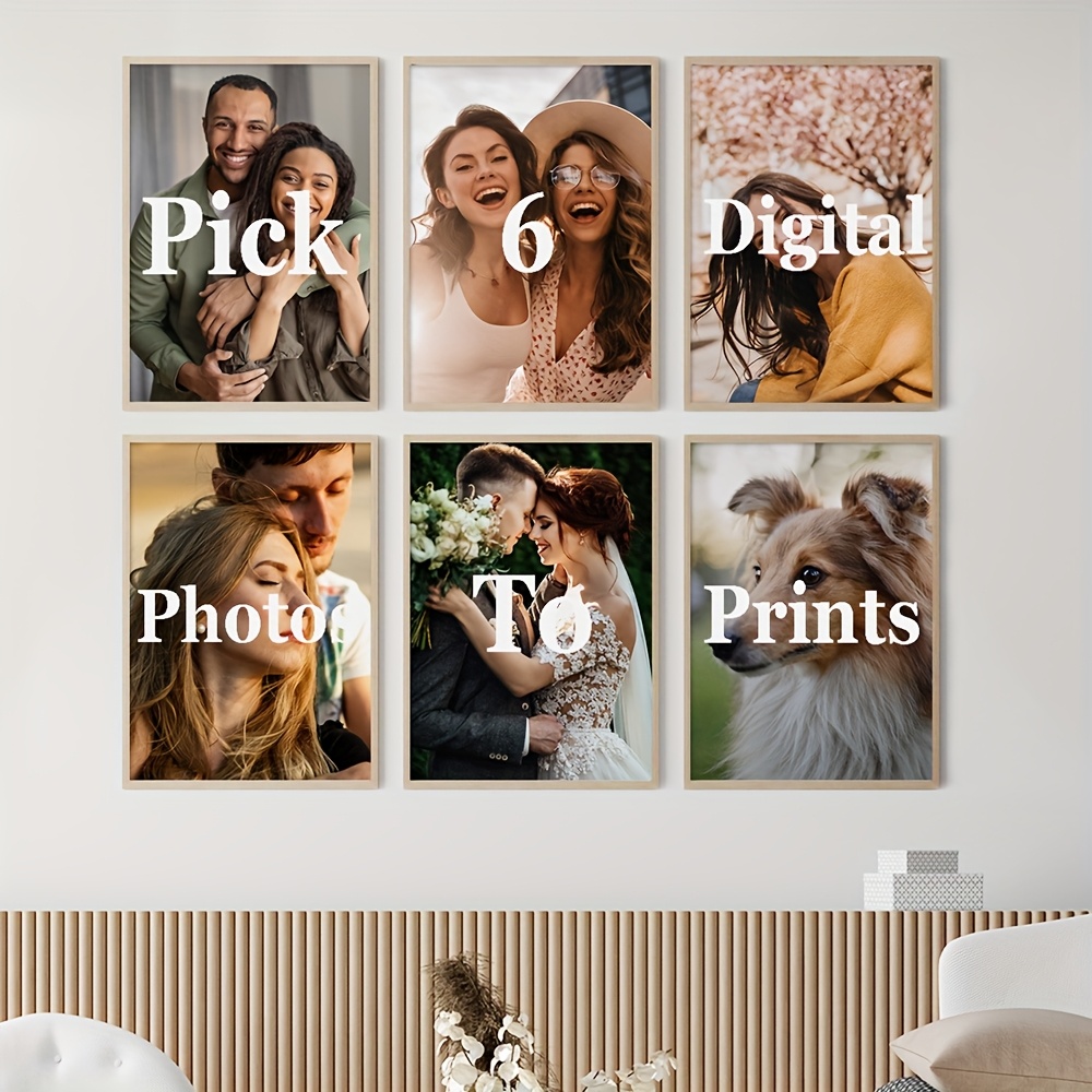 6pcs/set Custom Canvas Prints  - Pet Portrait Custom avaliação e preço