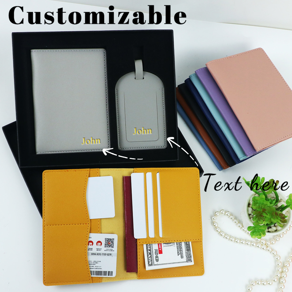 Customized name PU leather pas - Personalized Name Box avaliação e preço