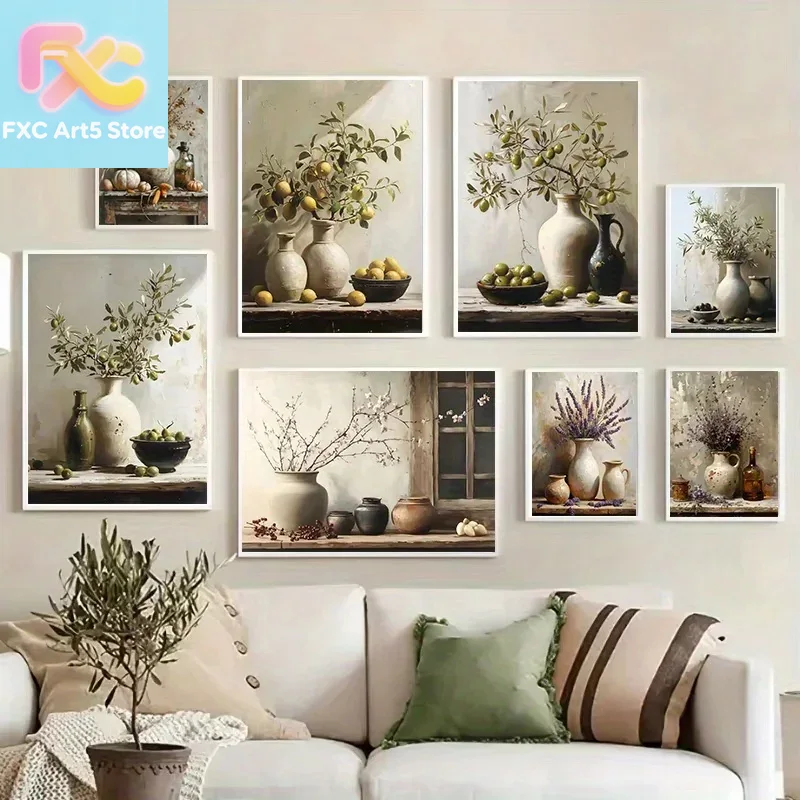 1pc frameless 1pc  Retro Still - Family Tree Print avaliação e preço